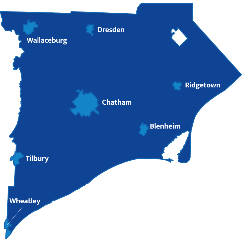 Map of Chatham County